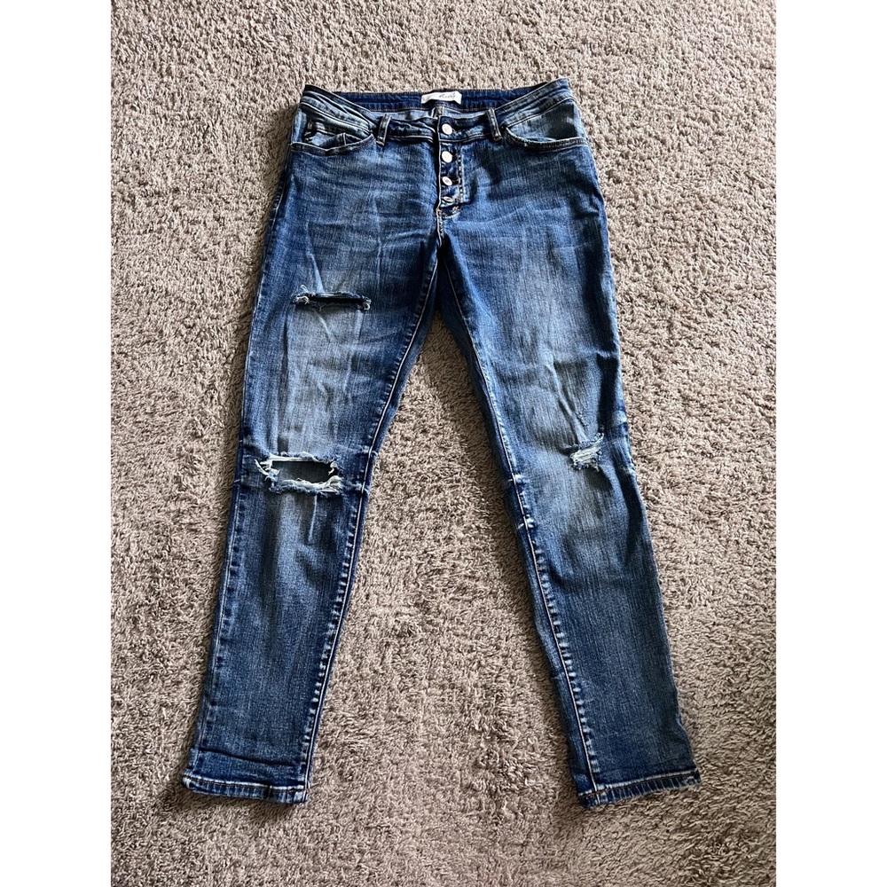 Kancan jeans, skinny, stretchy, distressed